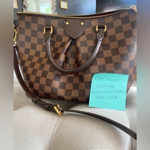 Sold! Authentic Louis Vuitton Siena PM crossbody ebene